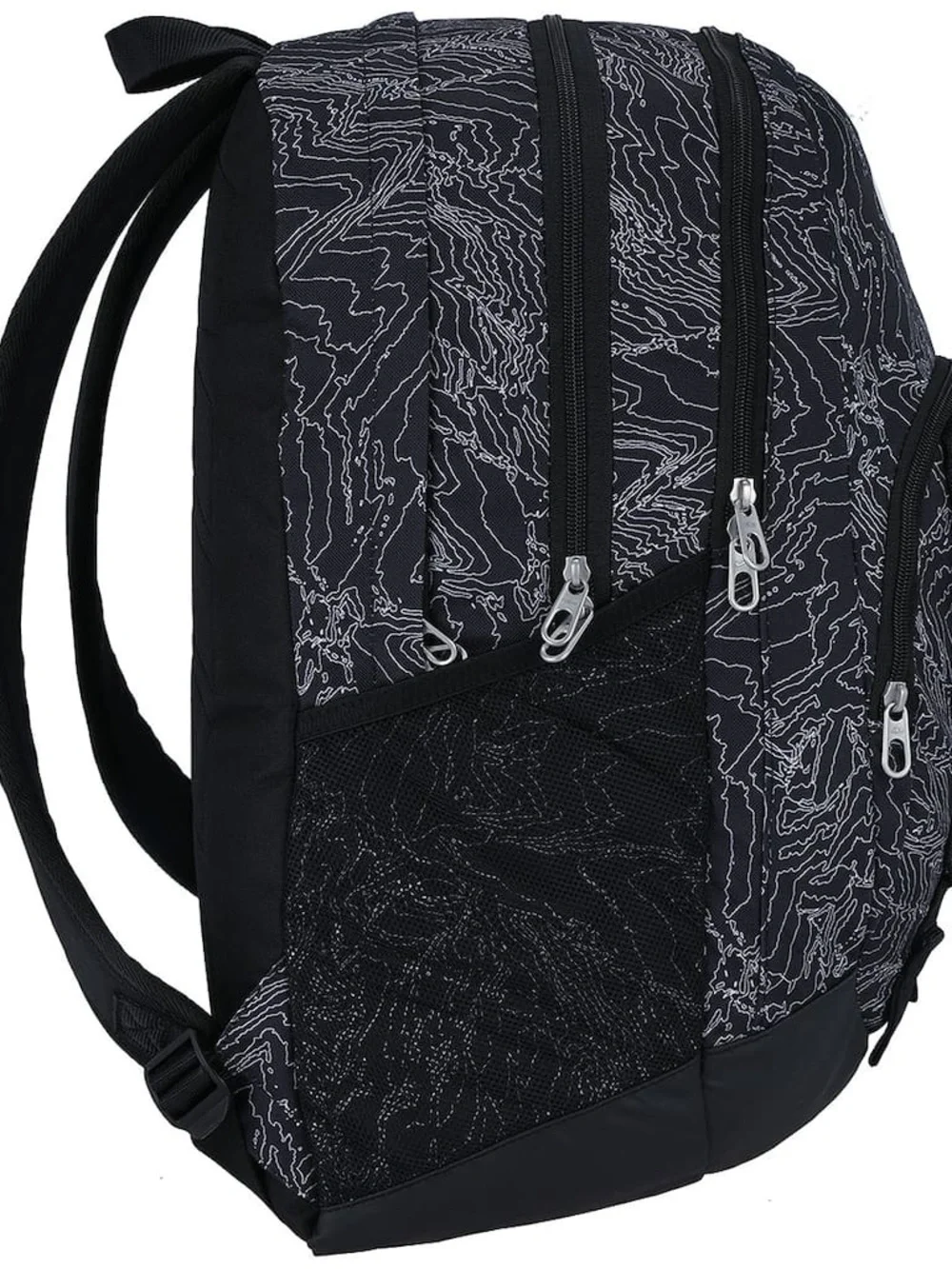 NWT Nike Men’s Brasilia 7 Graphic XL Black & White Swirl Pattern Backpack